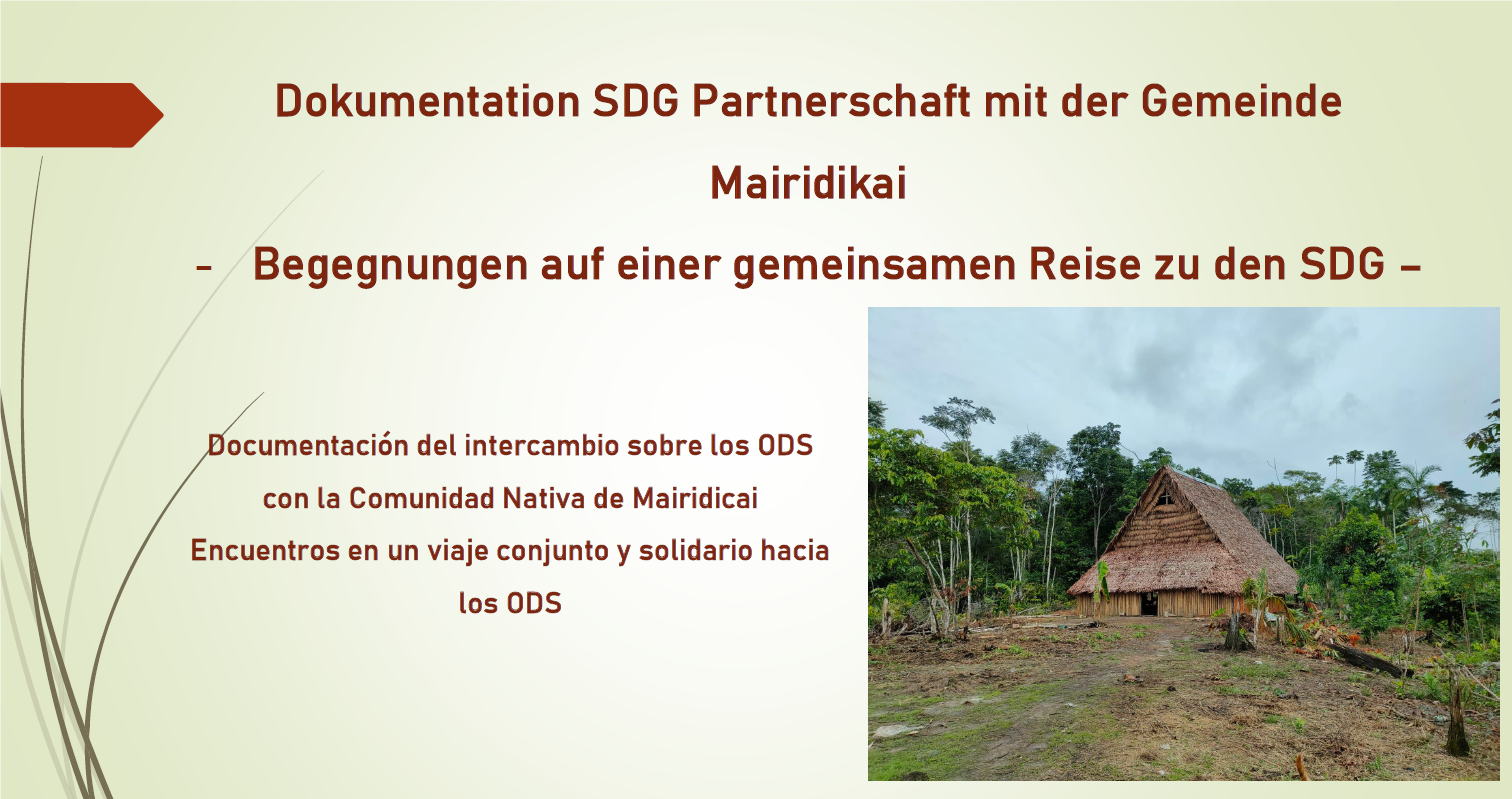 Dokumentation SDG Partnerschaft mit der Gemeinde Mairidikai