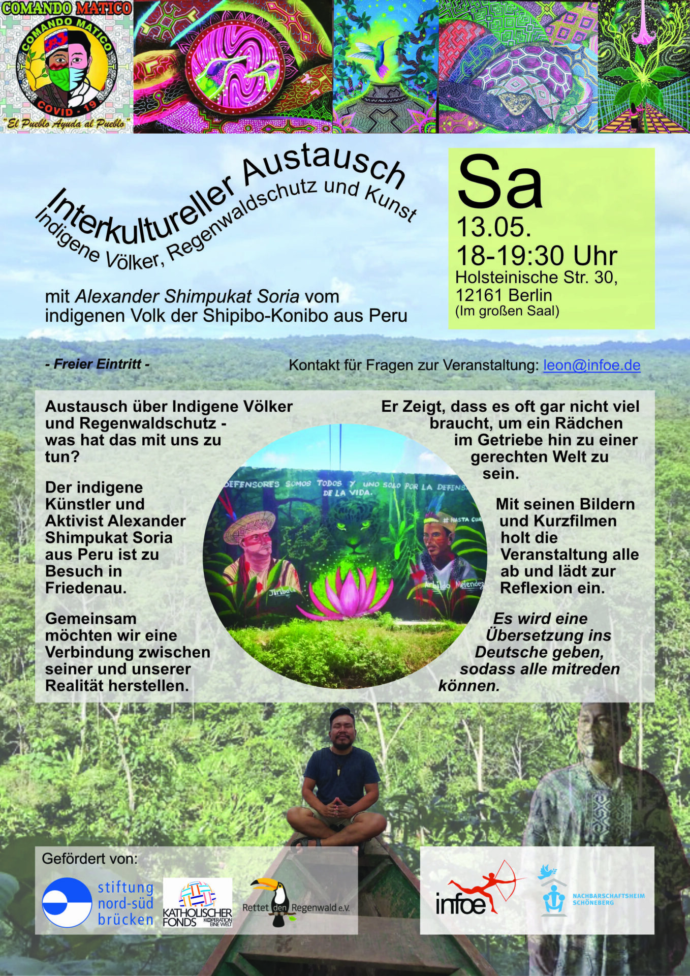 13.05.2023: Interkultureller Austausch Indigene Völker, Regenwaldschutz und Kunst