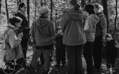 Wir sind ‘raus gegangen mit der Sprache‘ in den Wald