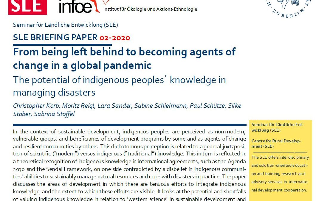 Briefing Paper zum Potential indigenen Wissens
