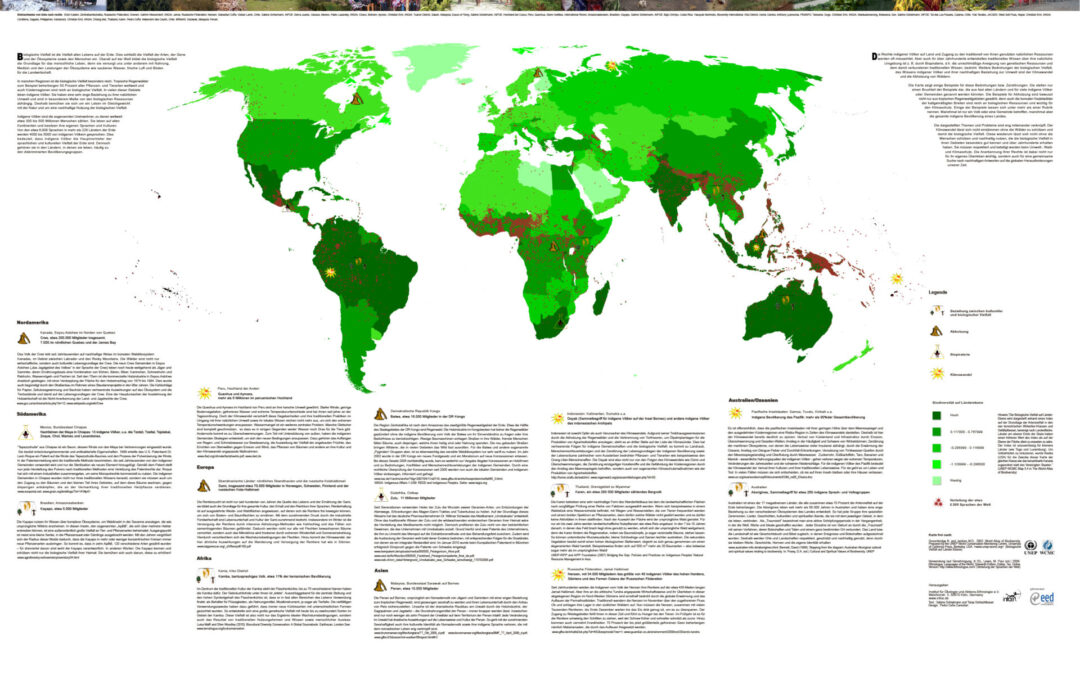 Wandzeitung: Indigene Völker und Biodiversität