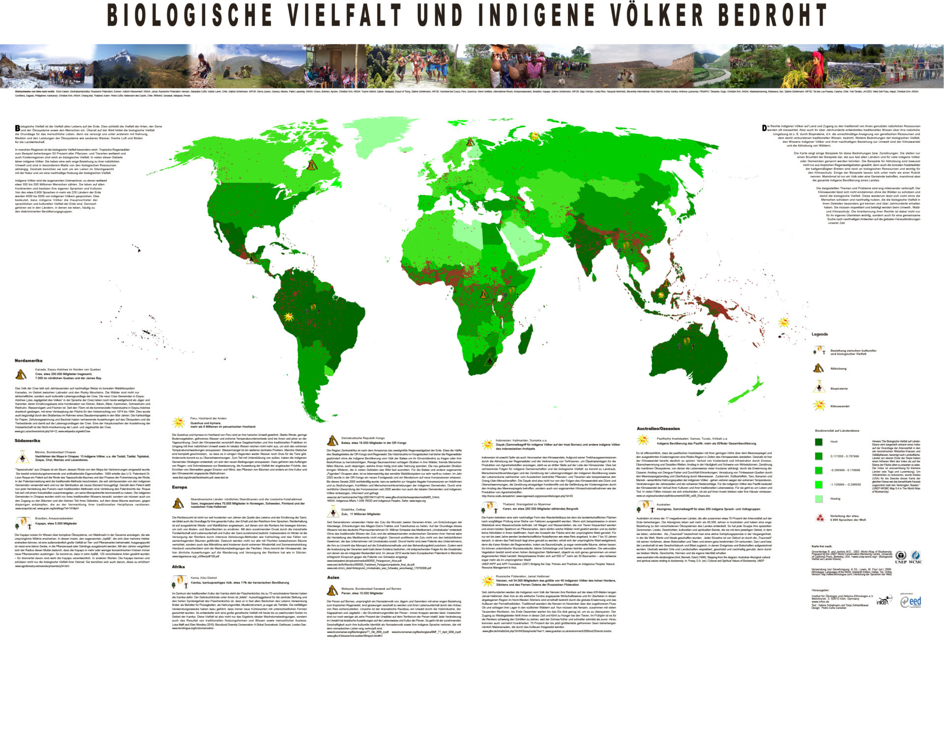 Wandzeitung: Indigene Völker und Biodiversität